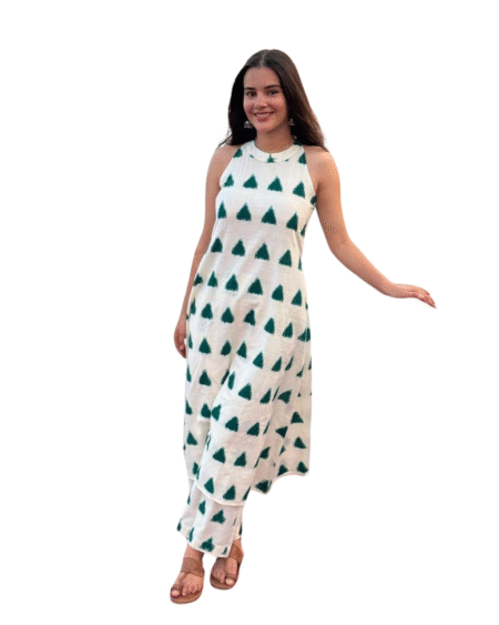 Effortless Beauty ? Women's Floral Cotton Dress with Printex (L)